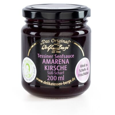 Original Tessiner Senfsauce Amarena Kirsche, 200ml