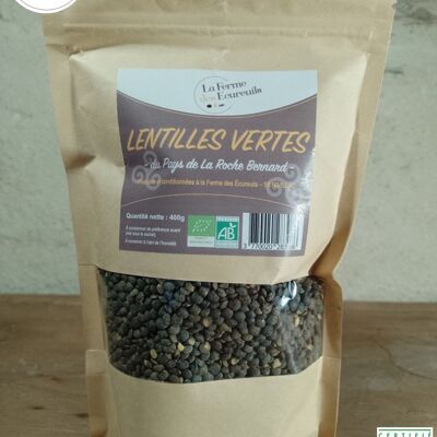 Green lentils - 400g bag