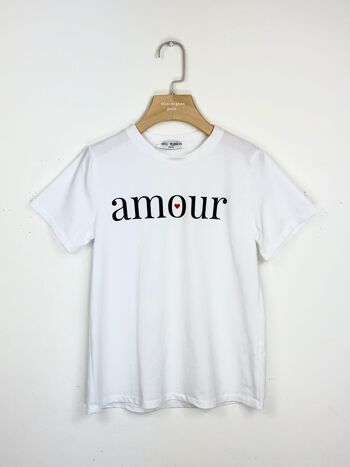 T-shirt en coton avec message pour fille 2