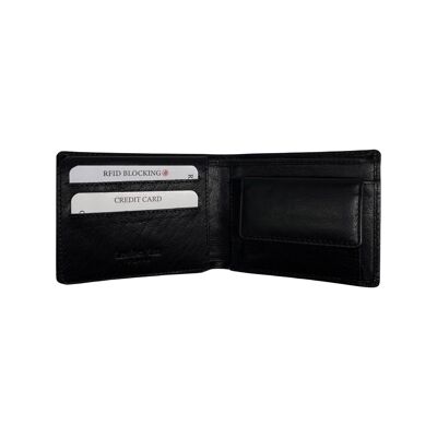 JULIEN BLACK WILD LEATHER WALLET