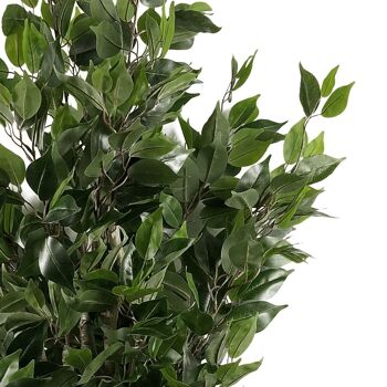 Jardinière en cuivre de ficus artificiel de 110 cm 4