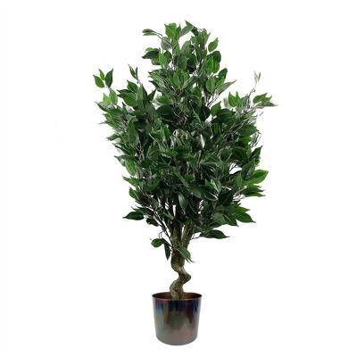 Fioriera artificiale per piante di ficus da 110 cm