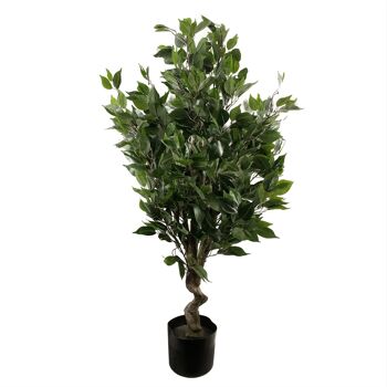 Planteur artificiel de plante d'arbre de ficus de 110 cm 2