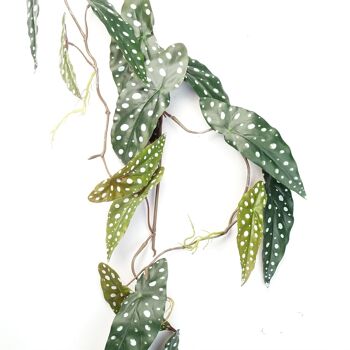 Begonia Maculata suspendu traînant artificiel, plante tachetée, réaliste, 110cm 3