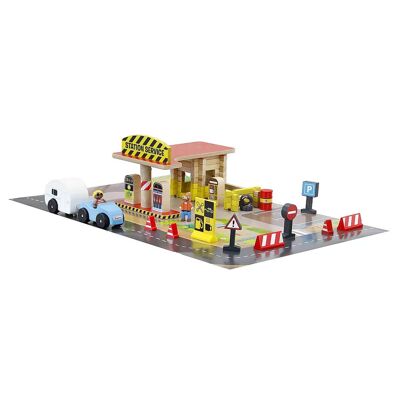 Wooden Service Station