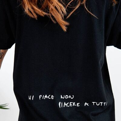 T-Shirt "I Like Not Please Everyone"__XS / Nero