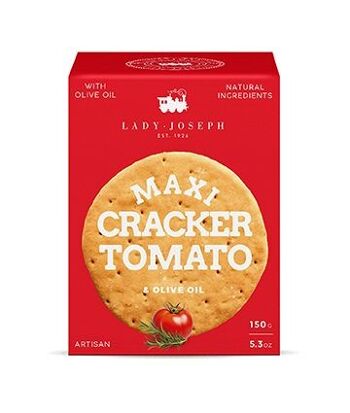 Maxi Cracker à la tomate, au romarin et à l'huile d'olive (snack cracker) 2