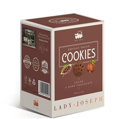 Cookies con cacao y chocolate negro (snack cookie vegan )