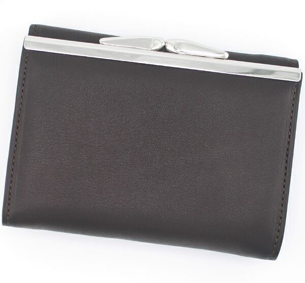 Portamonete in pelle 553011 - Cioccolato