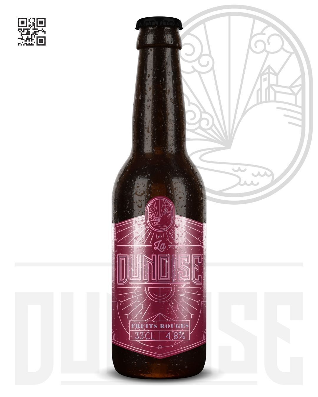 Dunoise Bio-Bier mit roten Früchten, 4,8 %