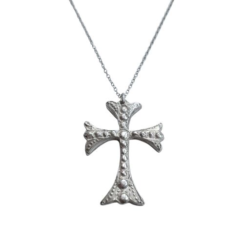 Handmade 925 'Celtic Era' cross with a 925 chain
