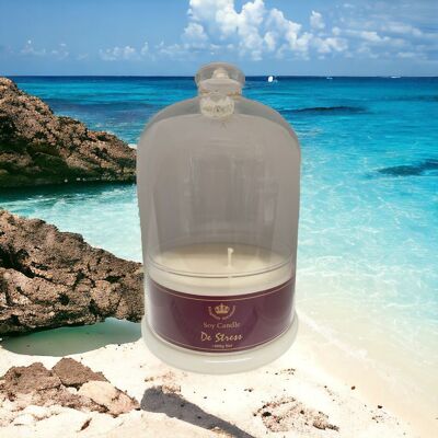 De Stress Fragrance Candle (400gr Net) in a beautiful glass jar