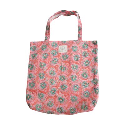 Bolso shopper de algodón estampado N°32