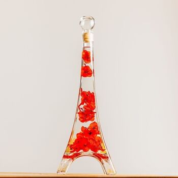 L’Herbarium de Théophile – Tour Eiffel Paris 2024 - Hortensia Rouge – Série Limitée 1