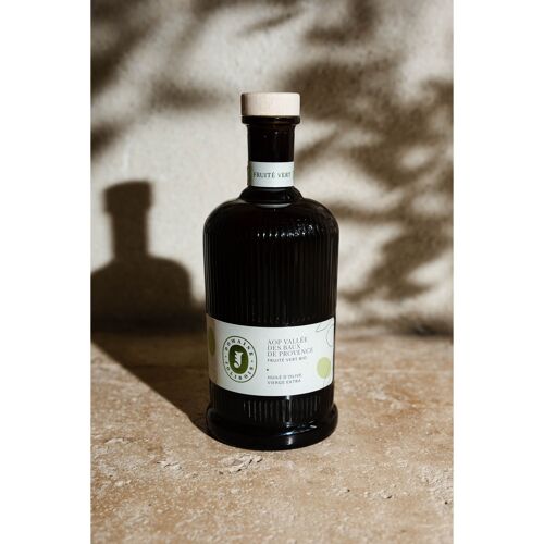 Huile d'olive AOP vallée des baux de provence fruité vert bio 500 ml