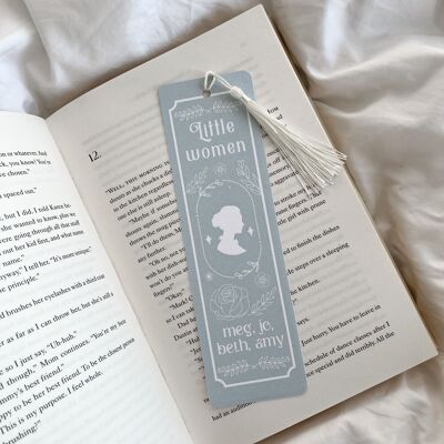 Little Women Bookmark - Floral Bookmark With Tassel