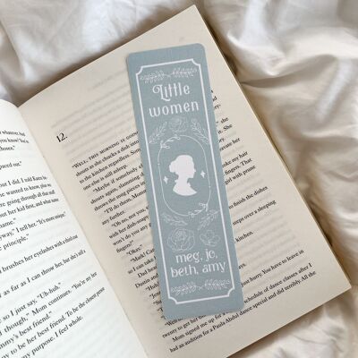 Little Women Bookmark - Floral Bookmark