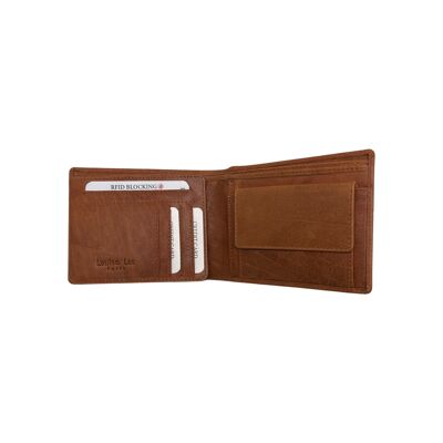 JULES CAMEL WILD LEATHER WALLET