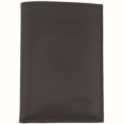 Leather wallet 553015 - Chocolate