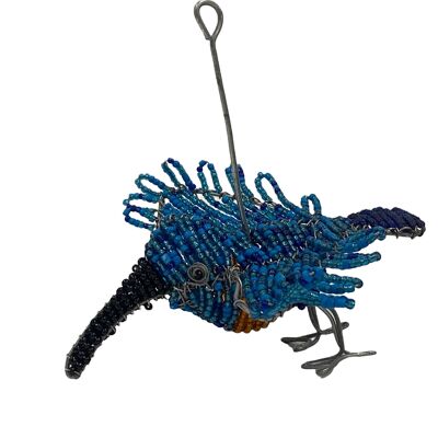 Afrikanische Perlendraht-Gartenvögel – Blau (17,5)