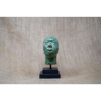 Tête de bronze du Bénin - 37.2 1