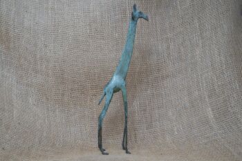 Girafe en bronze - Tchad 31cm.1 1