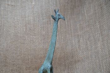 Girafe en bronze - Tchad 31cm.1 2