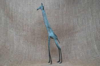 Girafe en bronze - Tchad 31cm.1 3