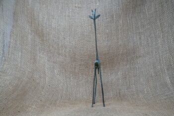 Girafe en bronze - Tchad 31cm.1 4