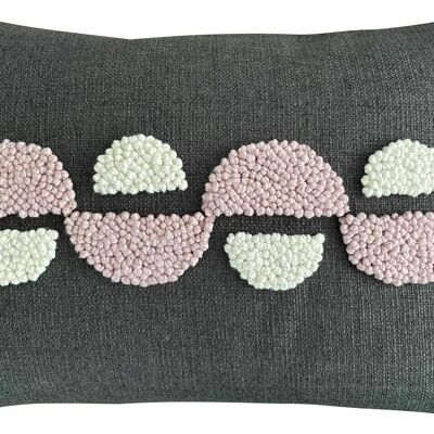 Punch Needle Cushion Cover - AfriScandi Pattern 8