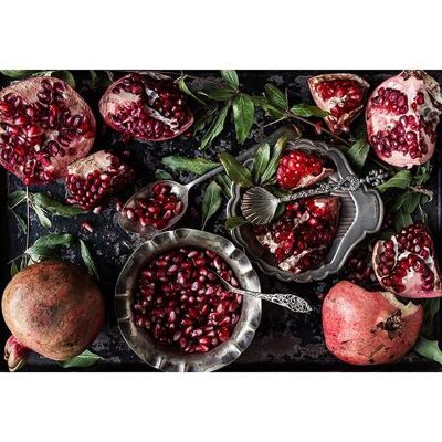 Place Mats - Pomegranate in Baking Tray