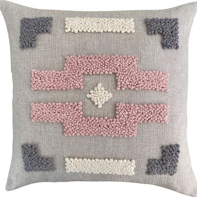 Punch Needle Cushion Cover - Ndebele Pattern 3