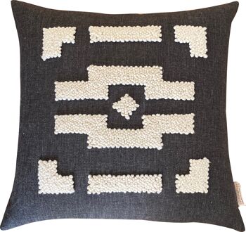 Housse de coussin Punch Needle - Ndebele Motif 3 2