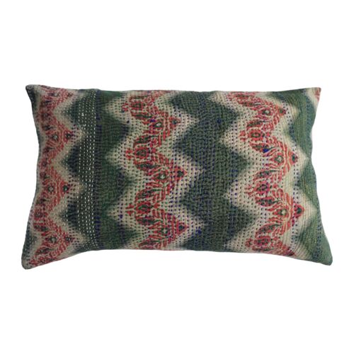 Coussin en kantha N°368