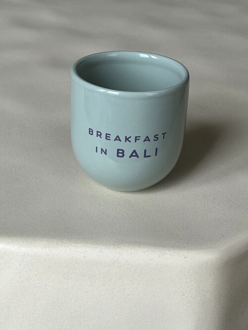 Sisi mug, Breakfast in Bali
