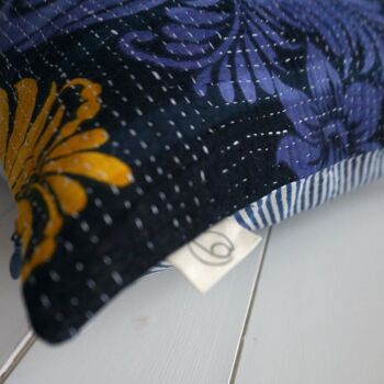 Coussin en kantha N°370 2