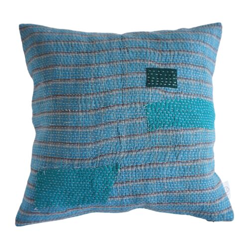 coussin en kantha N°373