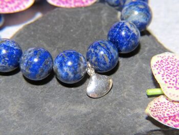 Bracelet "CANBERRA" en pierres naturelles de Lapis Lazuli 6