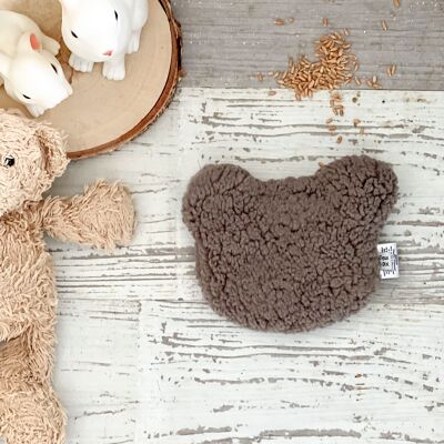 Dry hot water bottle - MOUMOUTE BEAR - TAUPE