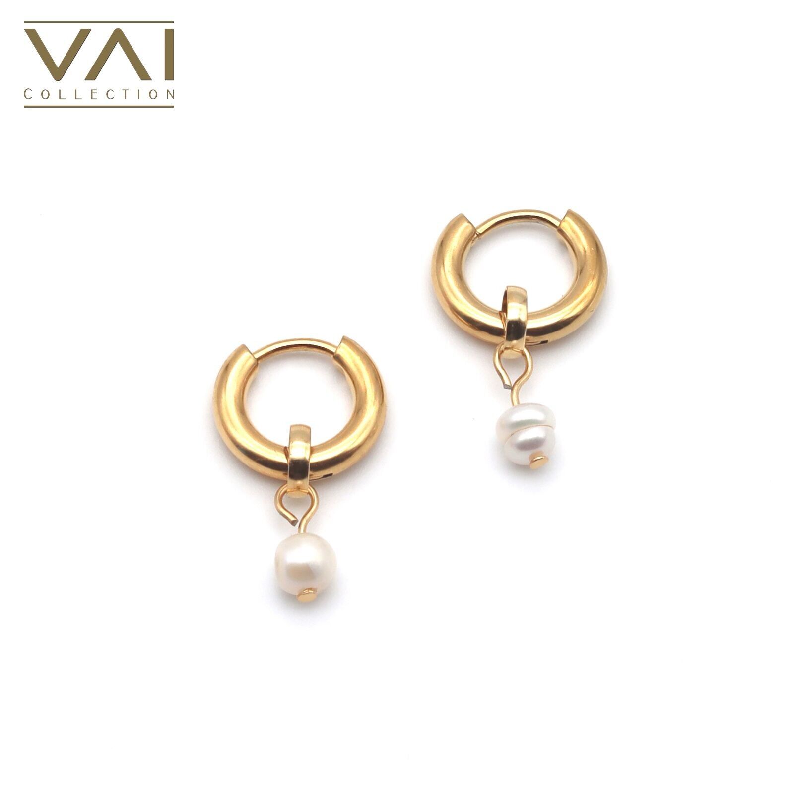 Huggies “Heartbeat”, gioielli fatti a mano con perle naturali d'acqua dolce.