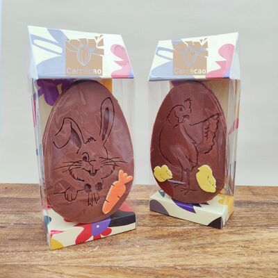 DUO Egg 12.5cm - Milk chocolate 45%