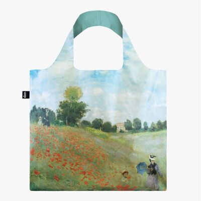 CLAUDE MONET Wild Poppies, near Argenteuil Recycled Bag