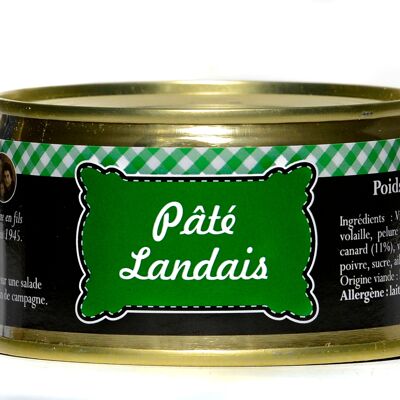 Pâté de landais, conserverie GRATIEN, la boîte de 125g