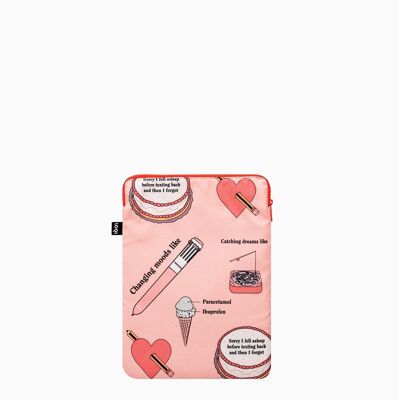 GIULIA HARTZ Funda para portátil reciclada con estampado 26 x 36 cm