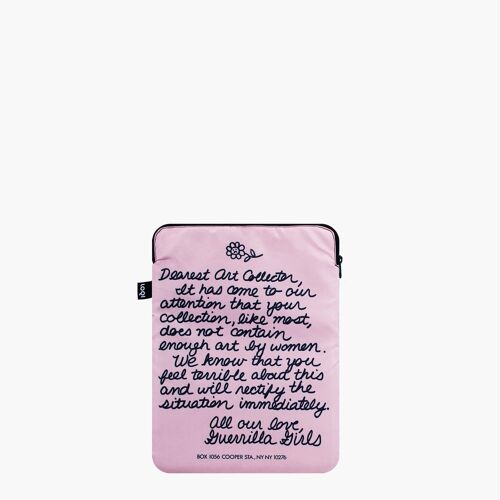 GUERRILLA GIRLS GUERRILLA GIRLS Dearest Art Collector Recycled Laptop Sleeve 24 x 33 cm