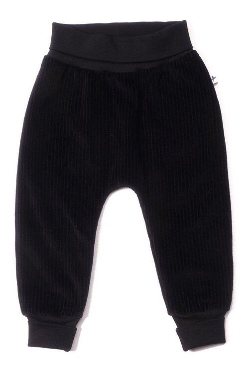 2072 SW | Baby Cordhose breiter Bund - Schwarz