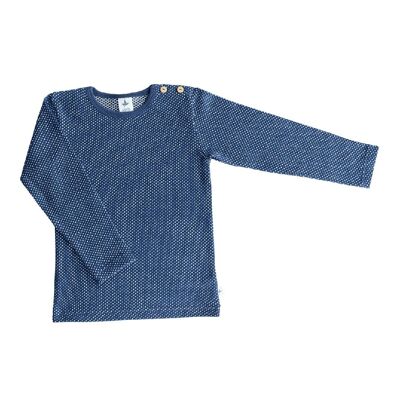 2018 PIN | Kinder Basic Kurzarmshirt - Indigo/Naturweiss