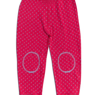 2277 | Children's reversible trousers - Persian red-pigeon blue