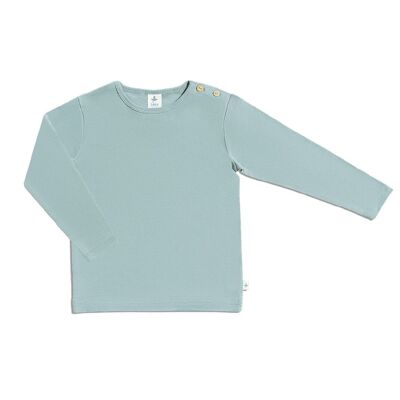 2286 | Baby Basic Long Sleeve Shirt - Pigeon Blue