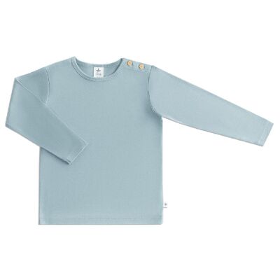 2063 | Kids Basic Long Sleeve Shirt - Light Grey